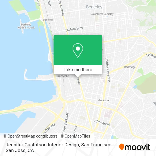 Jennifer Gustafson Interior Design map