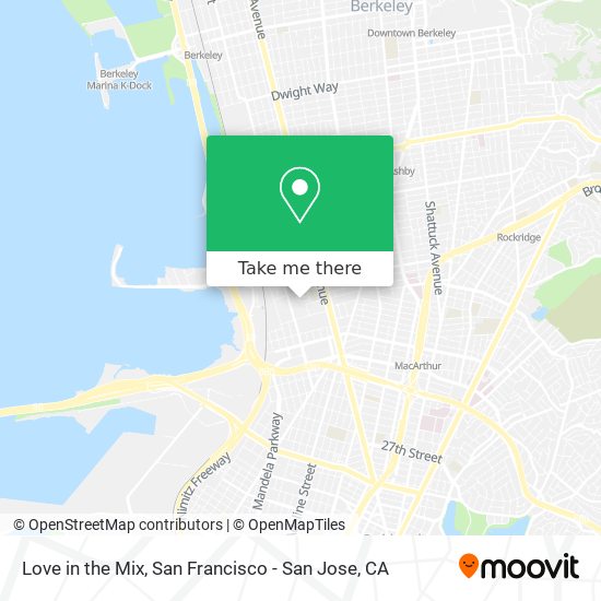 Love in the Mix map