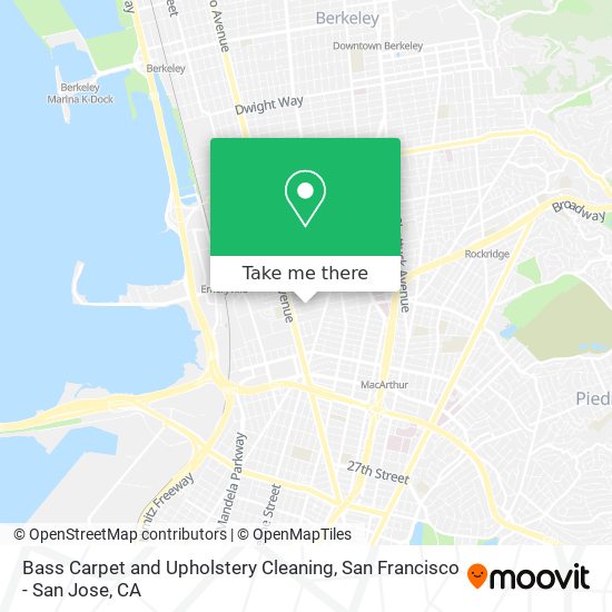 Bass Carpet and Upholstery Cleaning map