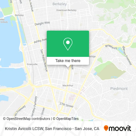 Mapa de Kristin Avicolli LCSW