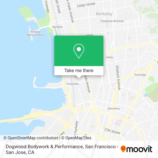 Mapa de Dogwood Bodywork & Performance