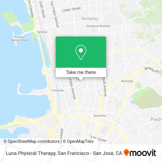 Luna Physical Therapy map