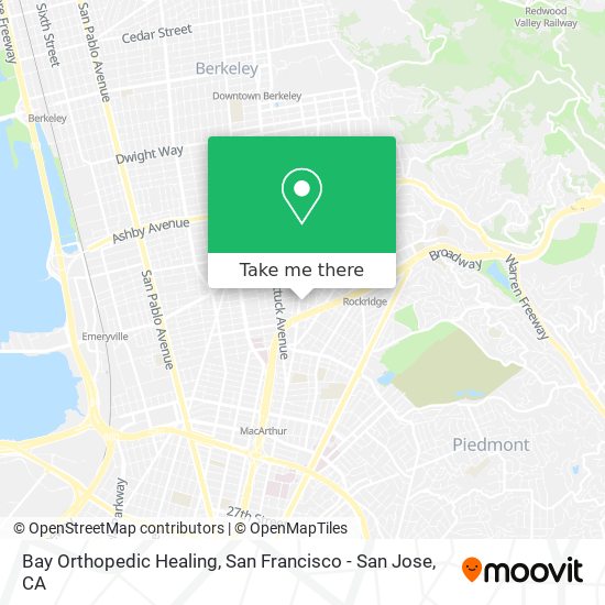 Bay Orthopedic Healing map