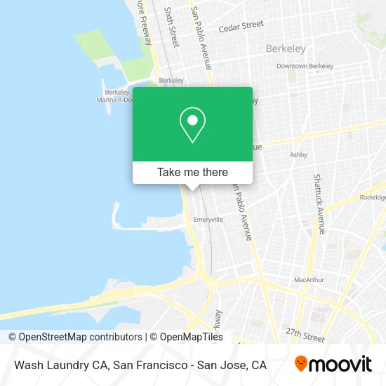 Mapa de Wash Laundry CA