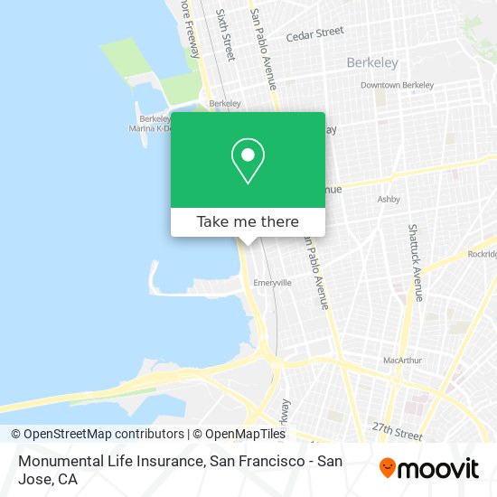 Mapa de Monumental Life Insurance