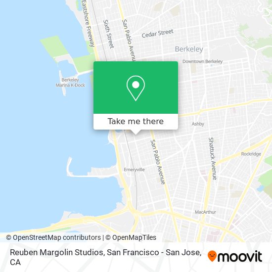 Reuben Margolin Studios map