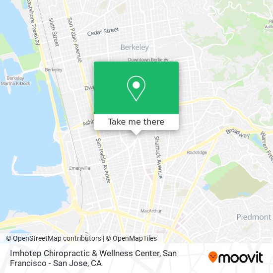 Mapa de Imhotep Chiropractic & Wellness Center