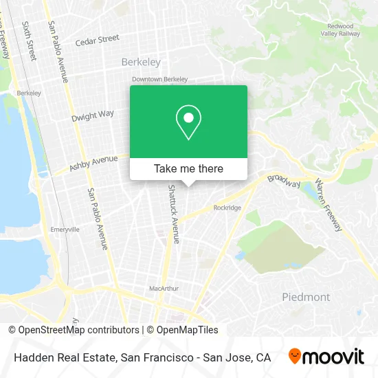 Hadden Real Estate map