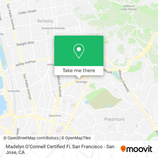 Mapa de Madelyn O'Connell Certified Fi