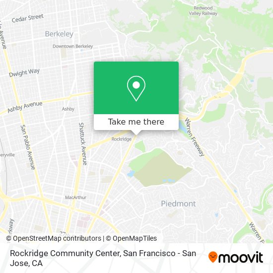 Mapa de Rockridge Community Center