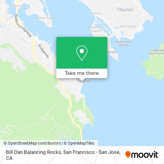 Mapa de Bill Dan Balancing Rocks