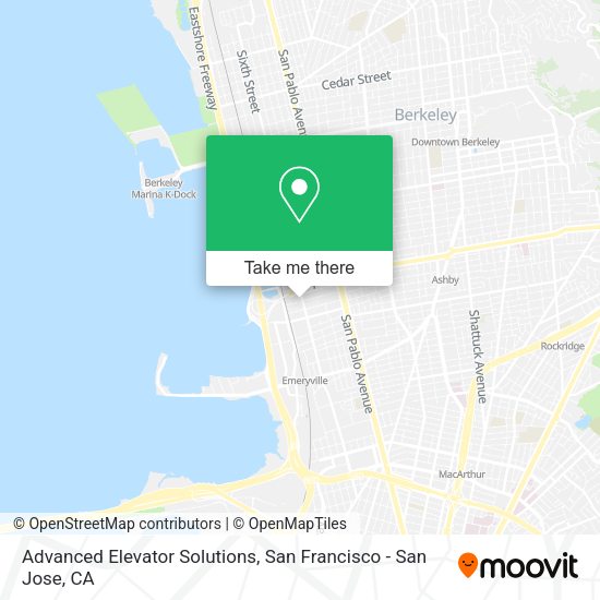 Advanced Elevator Solutions map