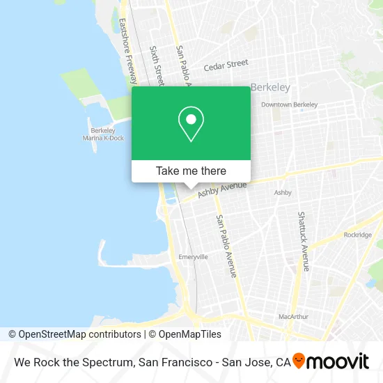 We Rock the Spectrum map