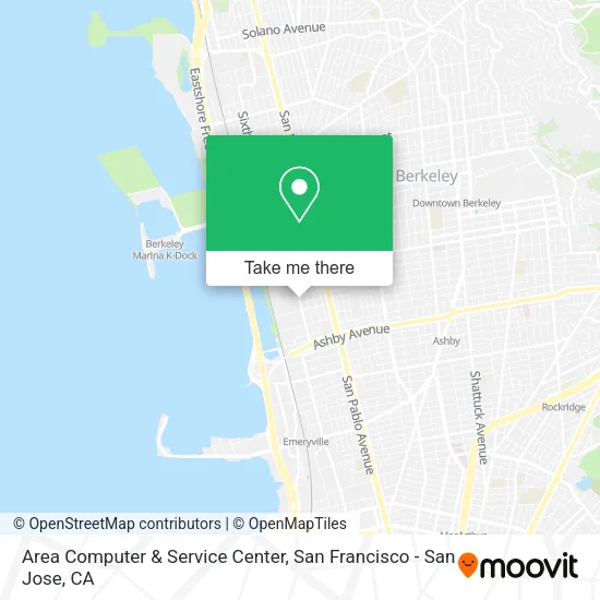 Area Computer & Service Center map