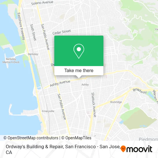 Mapa de Ordway's Building & Repair