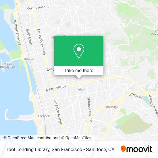 Tool Lending Library map