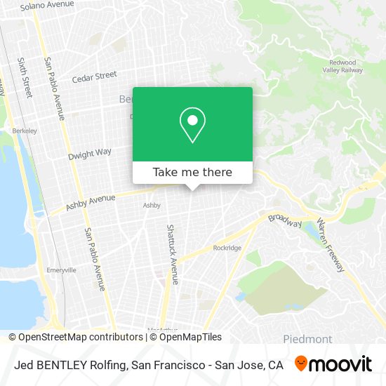 Jed BENTLEY Rolfing map