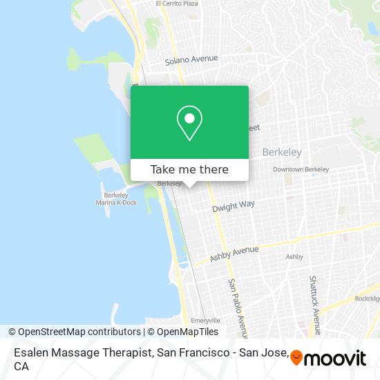 Mapa de Esalen Massage Therapist