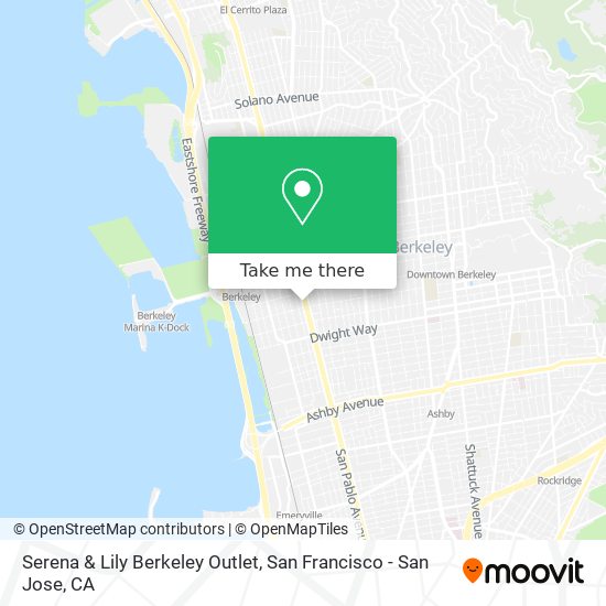 Mapa de Serena & Lily Berkeley Outlet