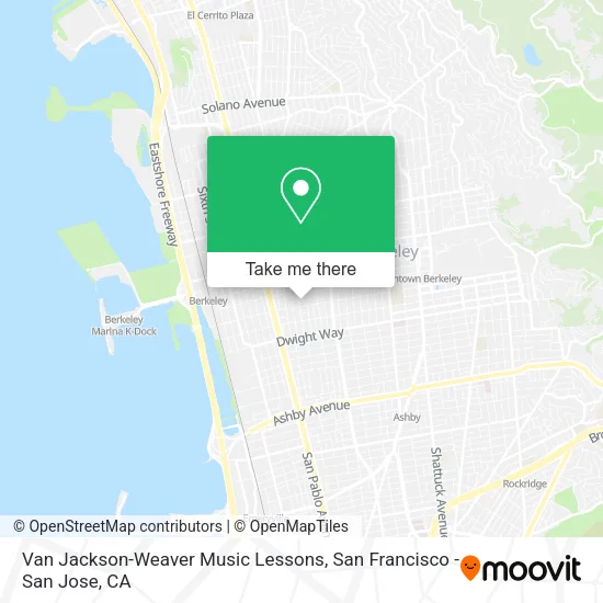 Mapa de Van Jackson-Weaver Music Lessons
