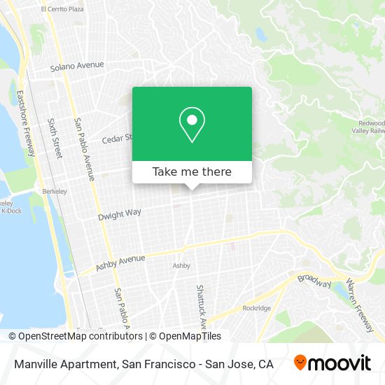 Manville Apartment map