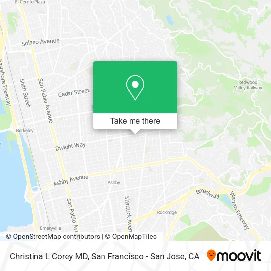 Christina L Corey MD map