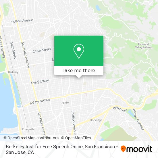 Berkeley Inst for Free Speech Onlne map