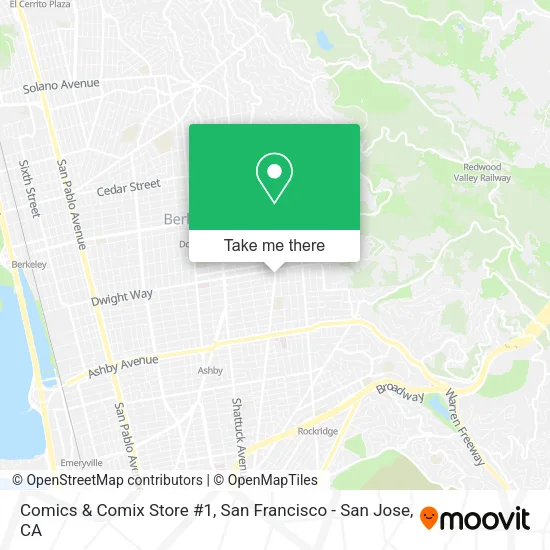 Mapa de Comics & Comix Store #1
