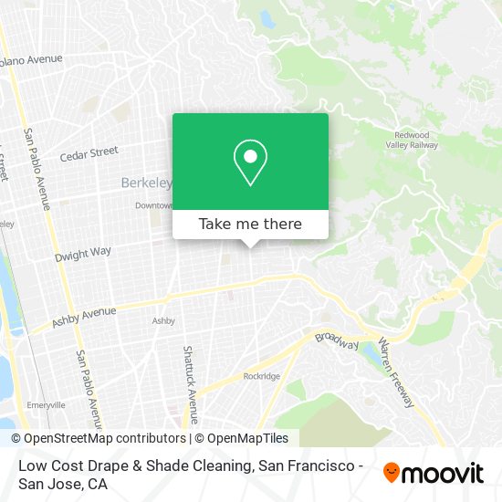 Low Cost Drape & Shade Cleaning map