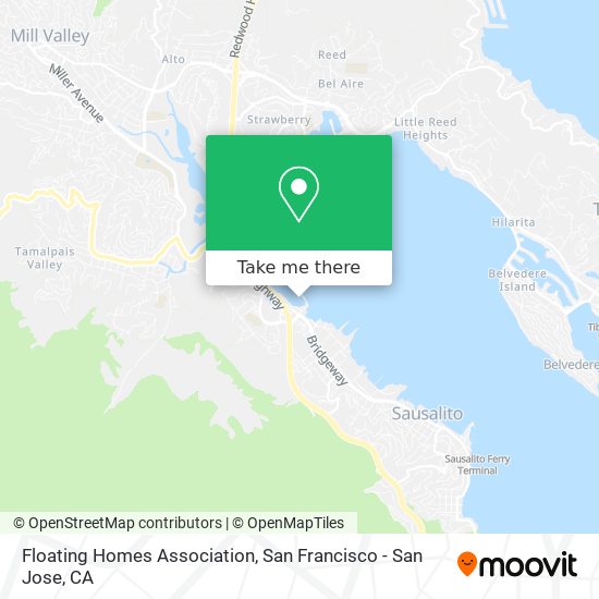 Floating Homes Association map