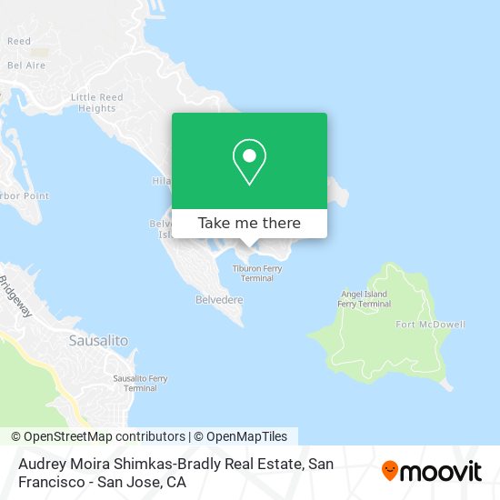 Mapa de Audrey Moira Shimkas-Bradly Real Estate
