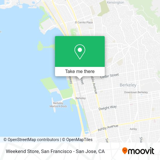Weekend Store map