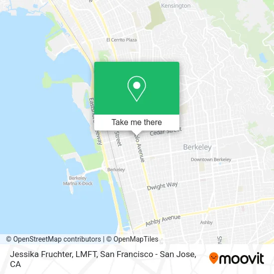 Mapa de Jessika Fruchter, LMFT