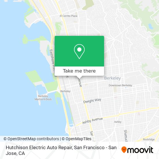 Mapa de Hutchison Electric Auto Repair