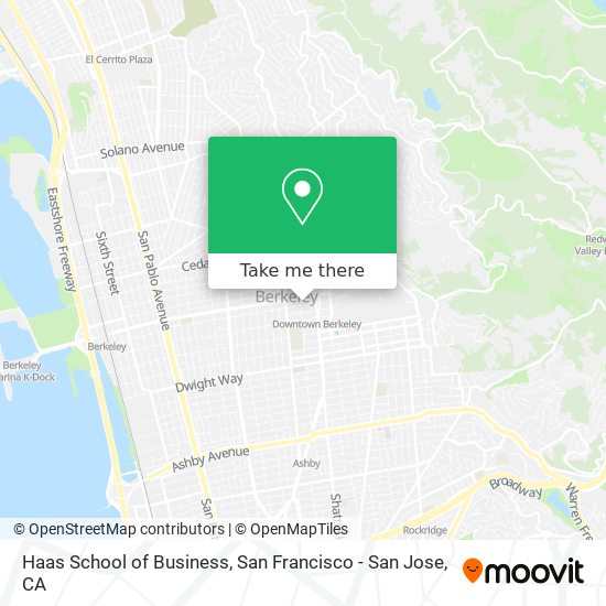 Haas School of Business map