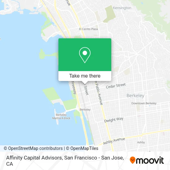 Affinity Capital Advisors map