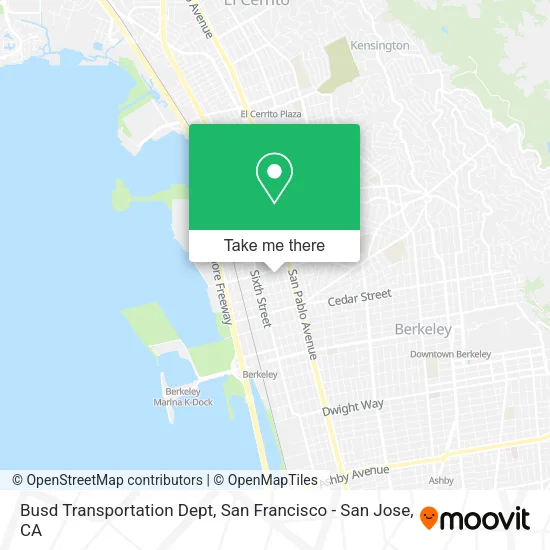 Mapa de Busd Transportation Dept