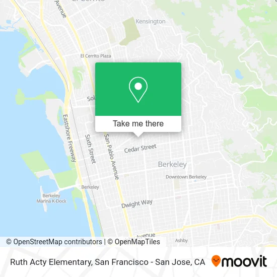 Mapa de Ruth Acty Elementary