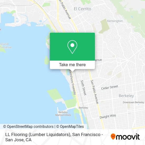 Mapa de LL Flooring (Lumber Liquidators)