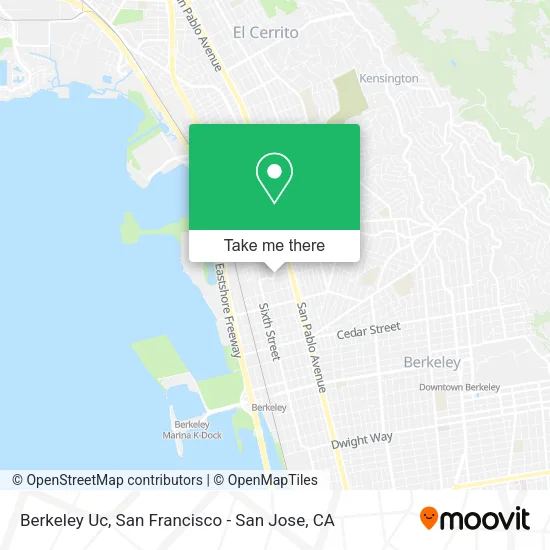 Mapa de Berkeley Uc