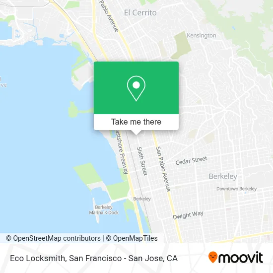 Eco Locksmith map