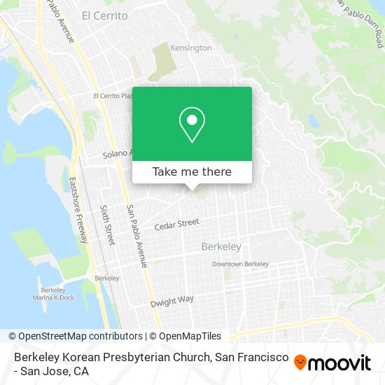 Mapa de Berkeley Korean Presbyterian Church