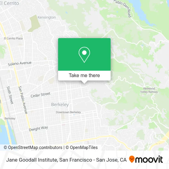 Mapa de Jane Goodall Institute