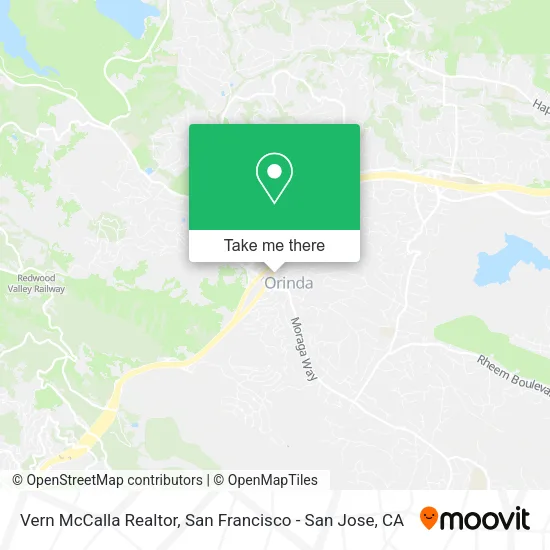 Vern McCalla Realtor map