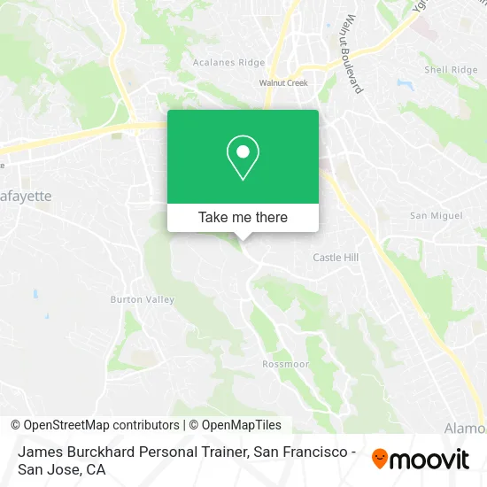 Mapa de James Burckhard Personal Trainer