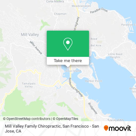 Mapa de Mill Valley Family Chiropractic