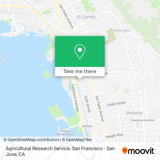 Agricultural Research Service map