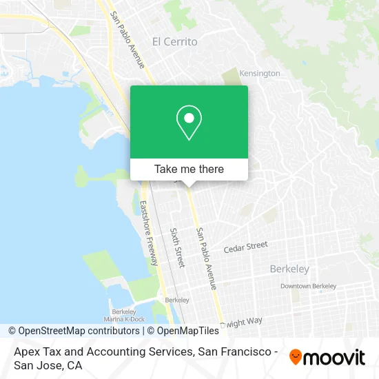 Mapa de Apex Tax and Accounting Services