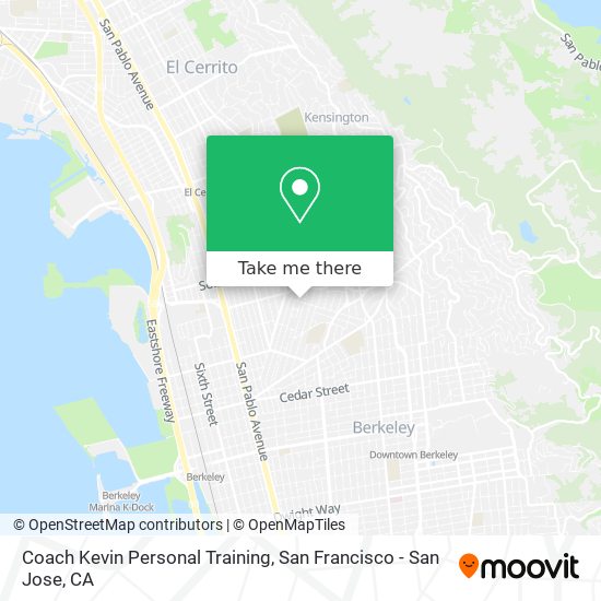 Coach Kevin Personal Training map