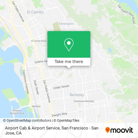 Mapa de Airport Cab & Airport Service